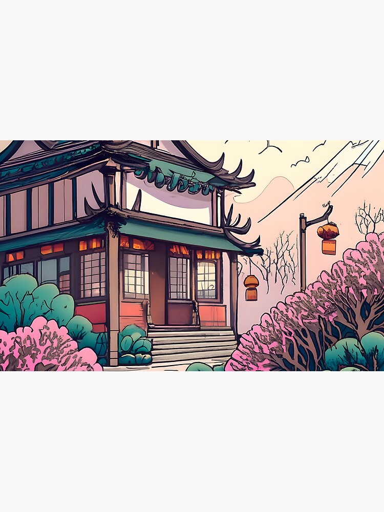 Thumbnail 4 of 4, Coffee Mug, Old Traditional Chinese house Siheyuan Drawing designed and sold by Patricks-Art.