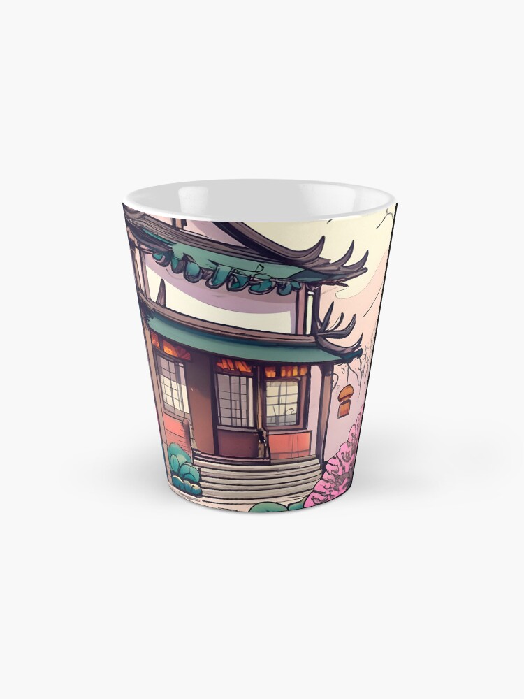 Thumbnail 2 of 4, Coffee Mug, Old Traditional Chinese house Siheyuan Drawing designed and sold by Patricks-Art.