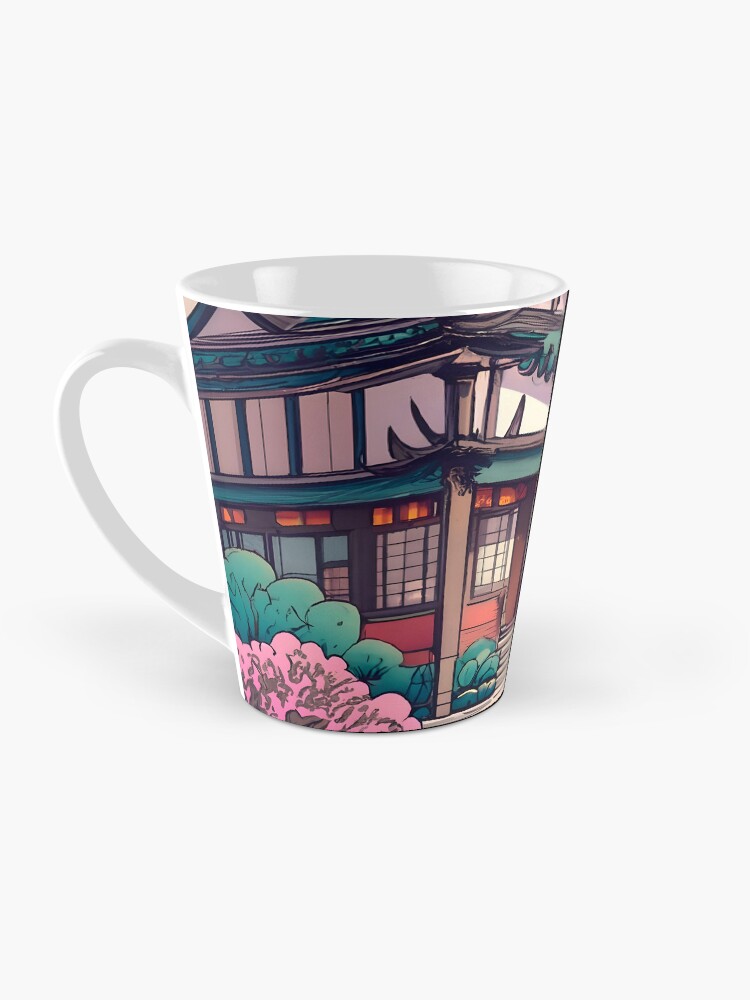 Thumbnail 3 of 4, Coffee Mug, Old Traditional Chinese house Siheyuan Drawing designed and sold by Patricks-Art.