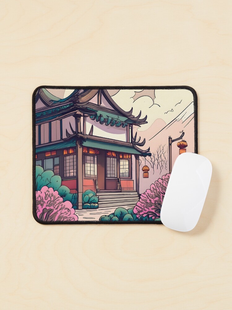 Thumbnail 1 of 5, Mouse Pad, Old Traditional Chinese house Siheyuan Drawing designed and sold by Patricks-Art.