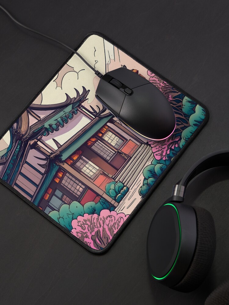 Thumbnail 4 of 5, Mouse Pad, Old Traditional Chinese house Siheyuan Drawing designed and sold by Patricks-Art.