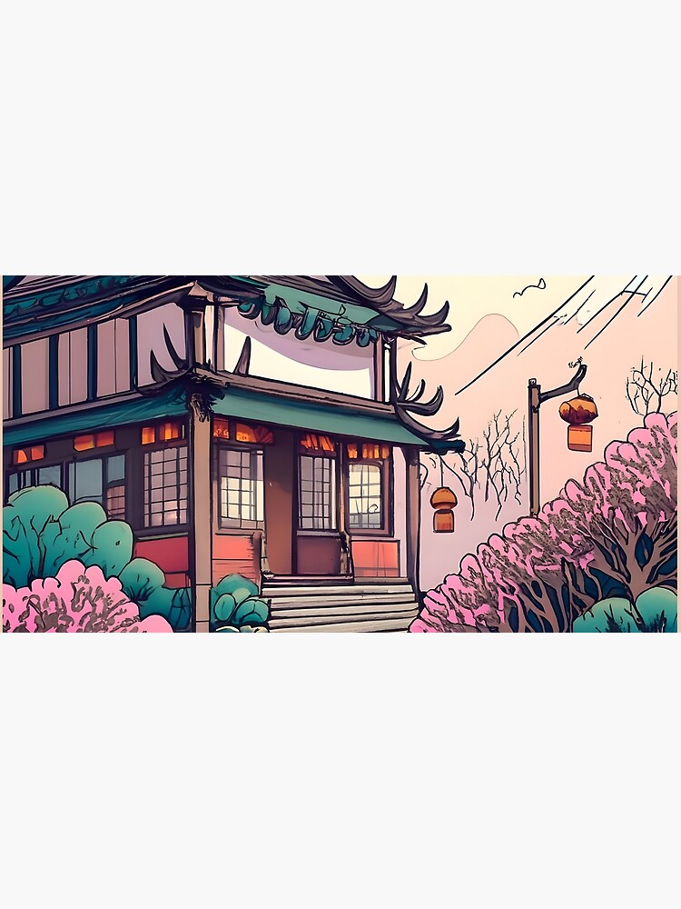 Thumbnail 5 of 5, Mouse Pad, Old Traditional Chinese house Siheyuan Drawing designed and sold by Patricks-Art.