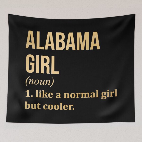 Item preview, Alabama Girl Definition Alabama in Gold designed and sold by XCIV.