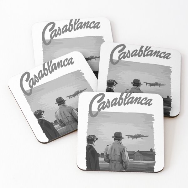 Item preview, Cásáblàncá Illustration with Title designed and sold by AugustAgeless.