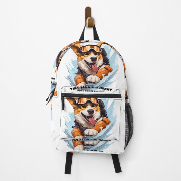 Item preview, Corgi's Snowy Shuffle: Alpine Ski Adventure Tee designed and sold by Moisky Art.