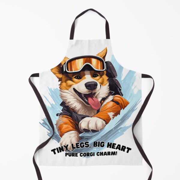 Item preview, Corgi's Snowy Shuffle: Alpine Ski Adventure Tee designed and sold by Moisky Art.