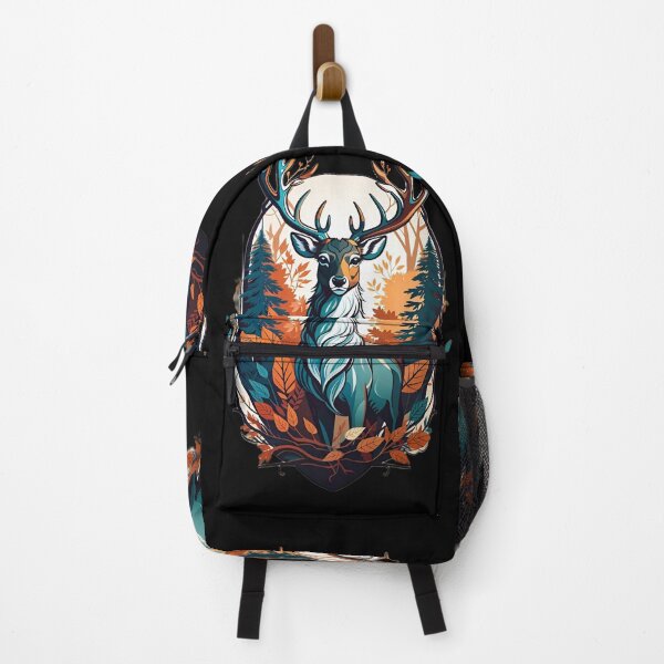 Item preview, Hermoso ciervo en el bosque con grandes astas arte diseño otoñal designed and sold by Sukis-shop.