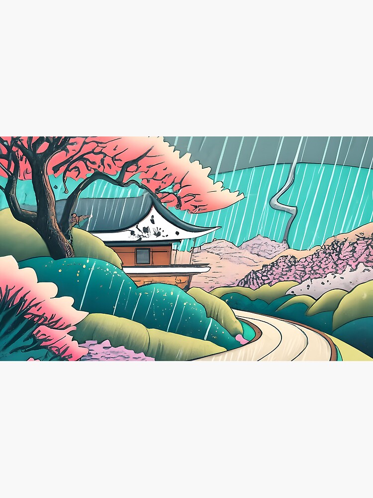 Thumbnail 6 of 6, Coffee Mug, Old abandoned Traditional Japanese house Minka Drawing designed and sold by Patricks-Art.