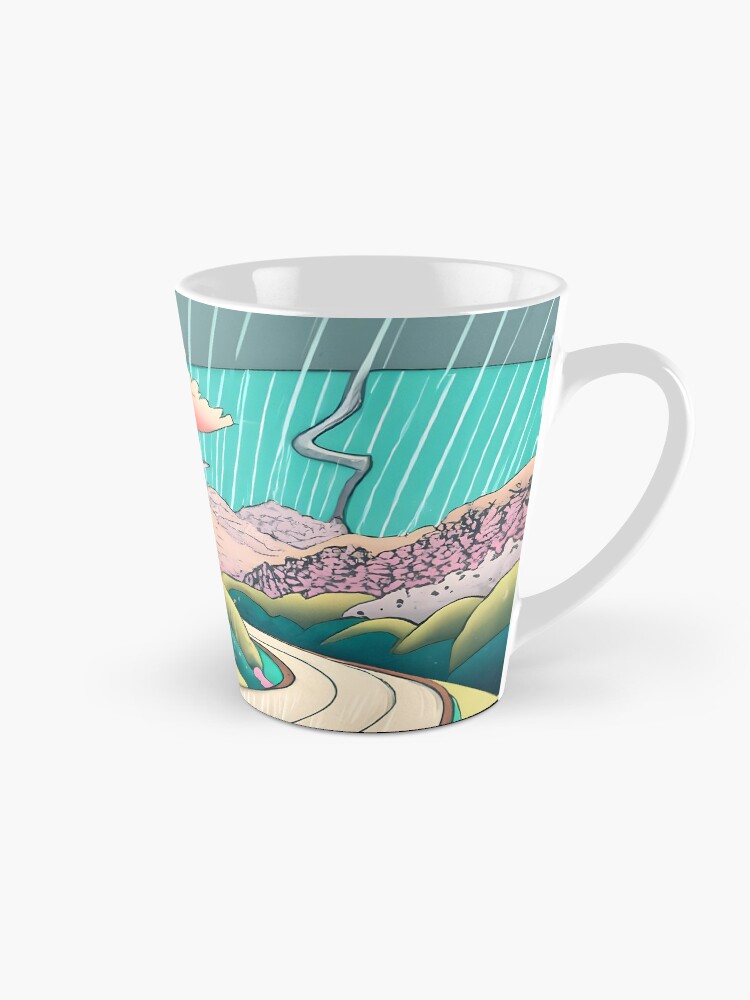Thumbnail 1 of 4, Coffee Mug, Old abandoned Traditional Japanese house Minka Drawing designed and sold by Patricks-Art.