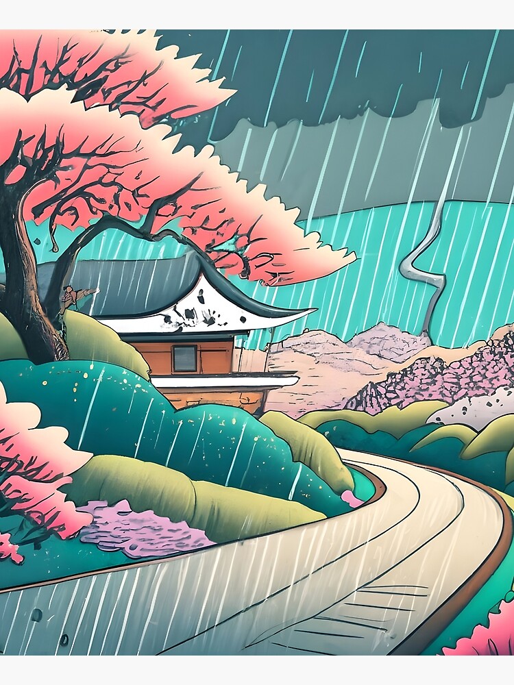 Thumbnail 6 of 6, Apron, Old abandoned Traditional Japanese house Minka Drawing designed and sold by Patricks-Art.