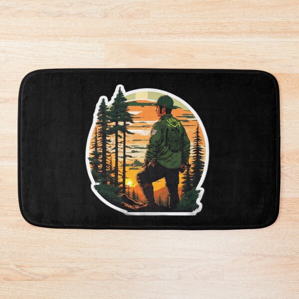Item preview, Coniferous Forest Sunset -Forester Gift designed and sold by Ridiculam Toga.
