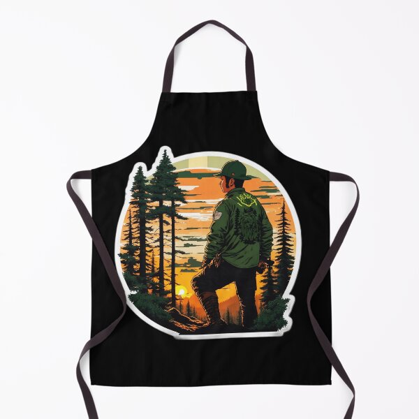 Item preview, Coniferous Forest Sunset -Forester Gift designed and sold by Ridiculam Toga.