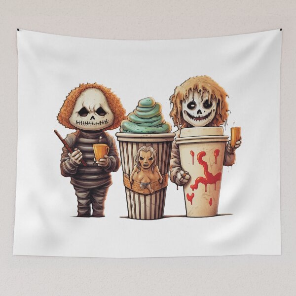 Item preview, Halloween Pumpkin Latte Drink Cup designed and sold by MeveyeZaz.
