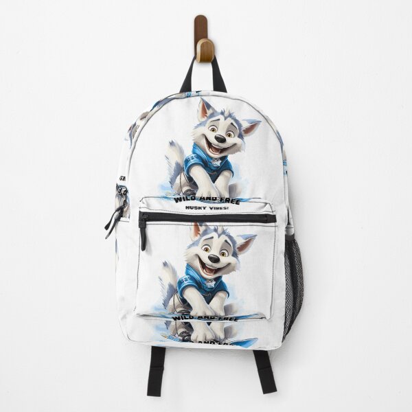 Item preview, Husky's Glacier Glide: Snowy Ski Odyssey Tee designed and sold by Moisky Art.