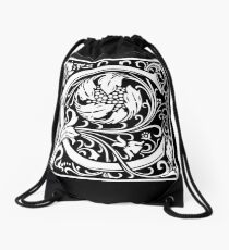 Decorative Letter - Capital C Drawstring Bag