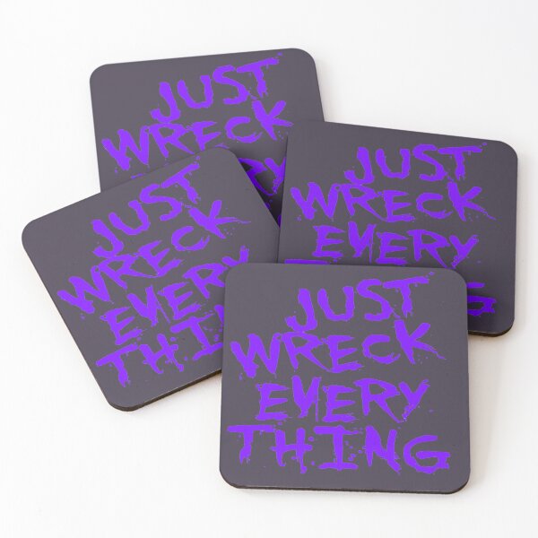 Item preview, Just Wreck Everything Purple Grunge Graffiti designed and sold by taiche.