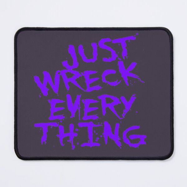 Item preview, Just Wreck Everything Purple Grunge Graffiti designed and sold by taiche.
