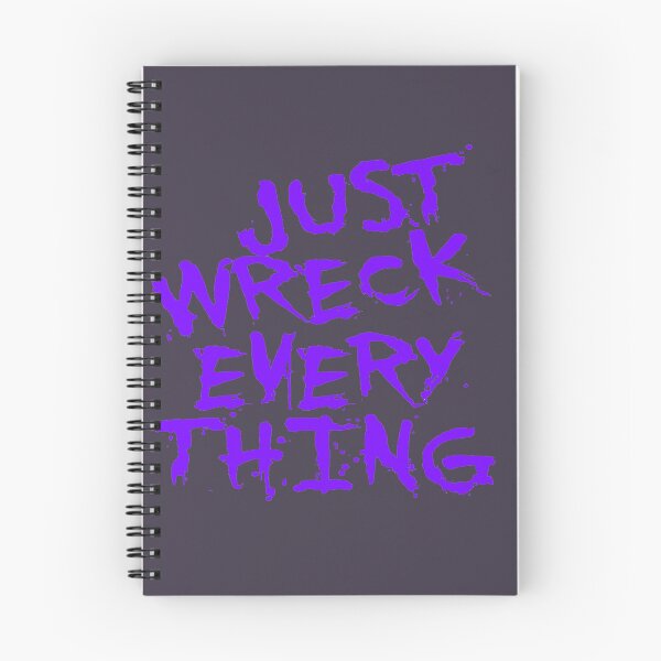 Item preview, Just Wreck Everything Purple Grunge Graffiti designed and sold by taiche.