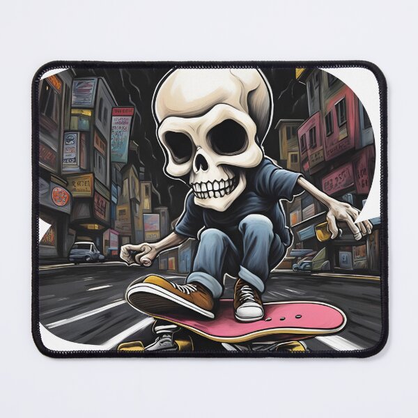 Item preview, A skull playing skateboard designed and sold by theredsharp.