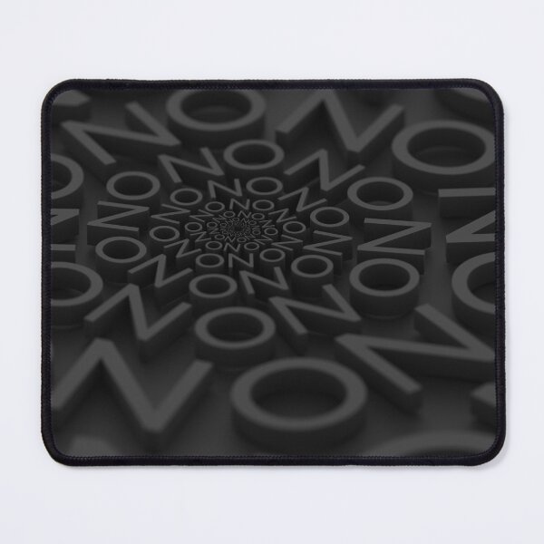 Item preview, No No No – typographic design with 3D look designed and sold by lathspell.
