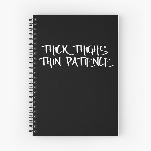 Item preview, Thick Thighs Thin Patience  | Fitness Squat Hard  designed and sold by TeeTimeGuys.