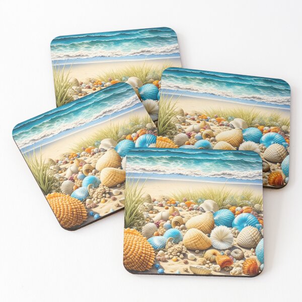 Item preview, Sunny Beach And Seashells  designed and sold by celartinspire.