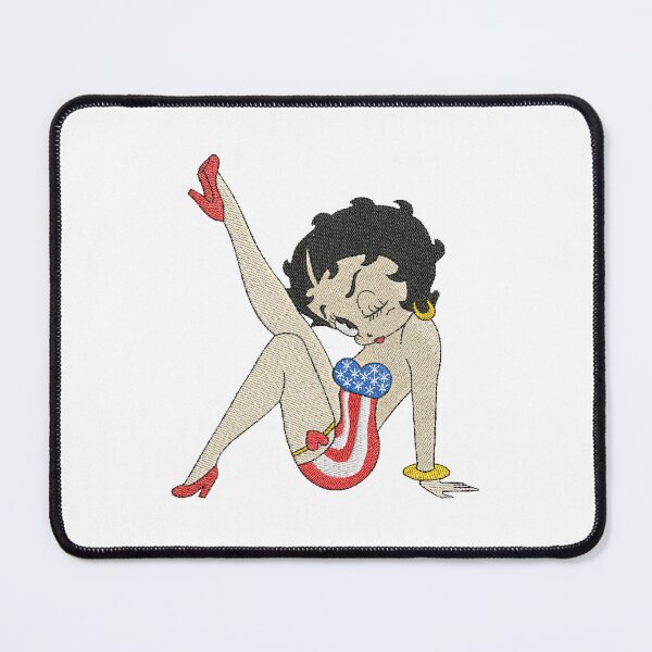 Item preview, Betty Boop American Flag Dress Embroidery designed and sold by EustaceSchierb.