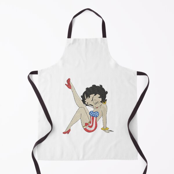 Item preview, Betty Boop American Flag Dress Embroidery designed and sold by EustaceSchierb.
