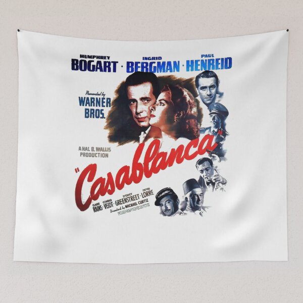 Item preview, Cásáblàncá movie poster designed and sold by AugustAgeless.