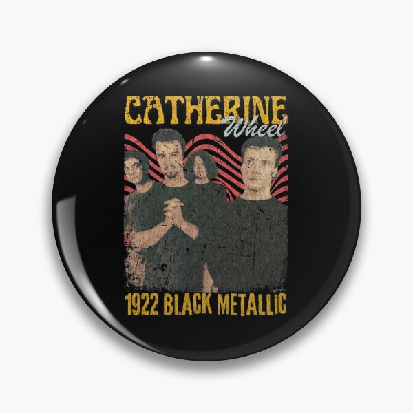 Item preview, cáthérìné band whéél Vintage 1992  1922 Black Metallic Original Fan Design Artwork designed and sold by ArtChicDust.