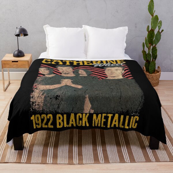 Item preview, cáthérìné band whéél Vintage 1992  1922 Black Metallic Original Fan Design Artwork designed and sold by ArtChicDust.