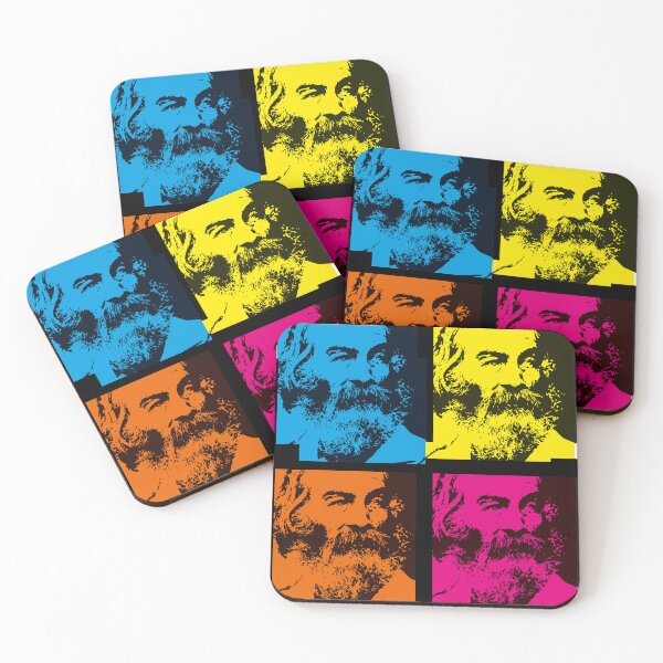 Item preview, WALT WHITMAN - Poet - Colourful, pop art style illustration designed and sold by Clifford Hayes.
