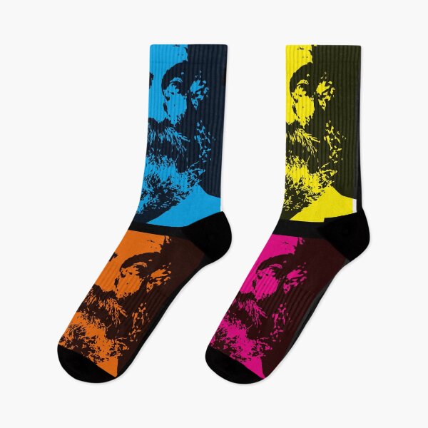 Item preview, WALT WHITMAN - Poet - Colourful, pop art style illustration designed and sold by Clifford Hayes.