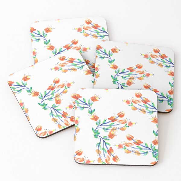 Item preview, Blossom Bliss: Floral Watercolor Pattern Painting designed and sold by Paul Yeatman.