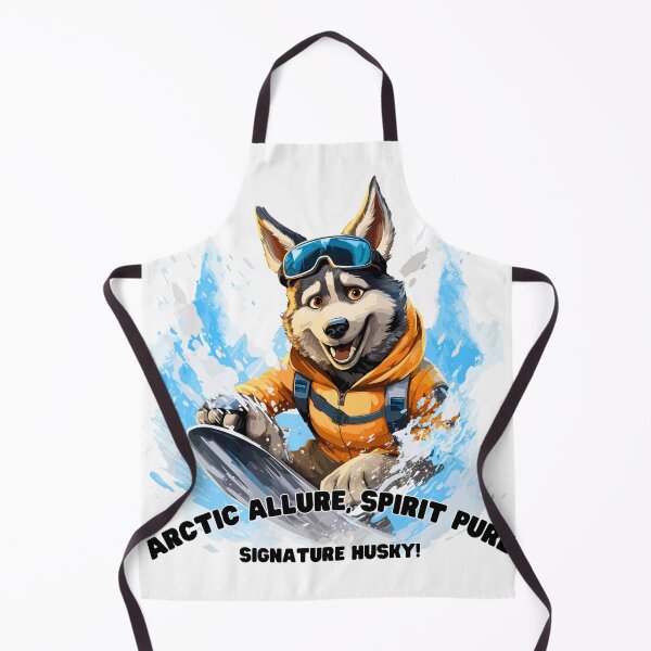 Item preview, Husky's Winter Ski Delight T-Shirt designed and sold by Moisky Art.