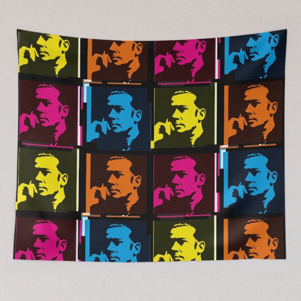 Item preview, Edward Estlin (E E) Cummings - colourful, pop art style design designed and sold by Clifford Hayes.