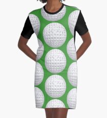 Golf Ball Graphic T-Shirt Dress