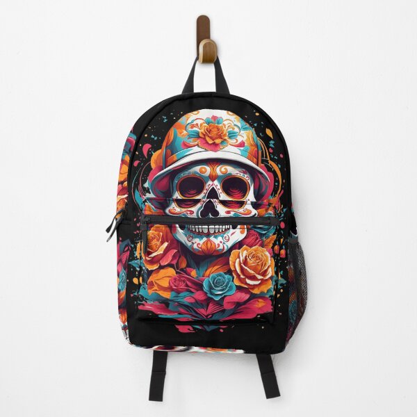 Item preview, Day of the Dead (Dia de Muertos) sugar skull and roses design designed and sold by Sukis-shop.