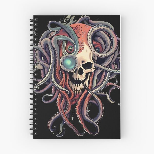 Item preview, Oceanic Monster Kraken - Octopus With Skull designed and sold by Amazing-Kortez.