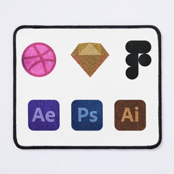 Item preview, Glitter Designer Pack (Sketch, Figma, Adobe, Dribbble, Photoshop, Illustrator, After Effects) designed and sold by ambitchious.