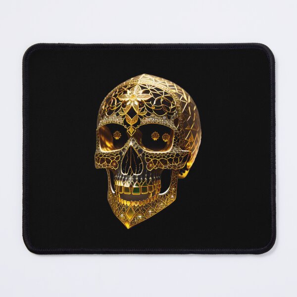 Item preview, Diamond gold skull of the finest workmanship designed and sold by MadinaFatt.