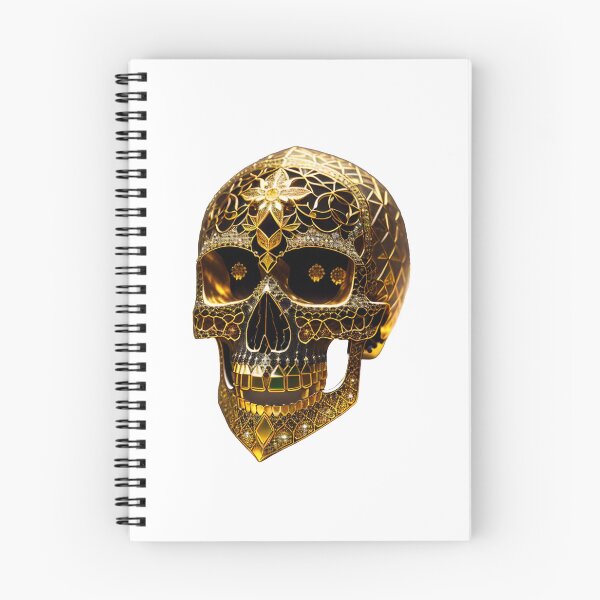Item preview, Diamond gold skull of the finest workmanship designed and sold by MadinaFatt.