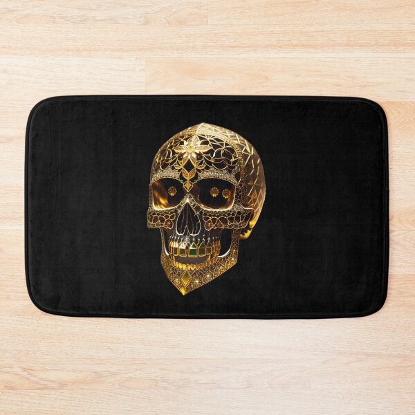 Item preview, Diamond gold skull of the finest workmanship designed and sold by MadinaFatt.