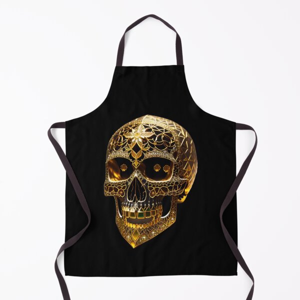 Item preview, Diamond gold skull of the finest workmanship designed and sold by MadinaFatt.