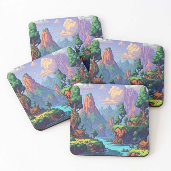 Item preview, Pixelated Ecosystem: Digital Nature Artistry designed and sold by Glitchart66.