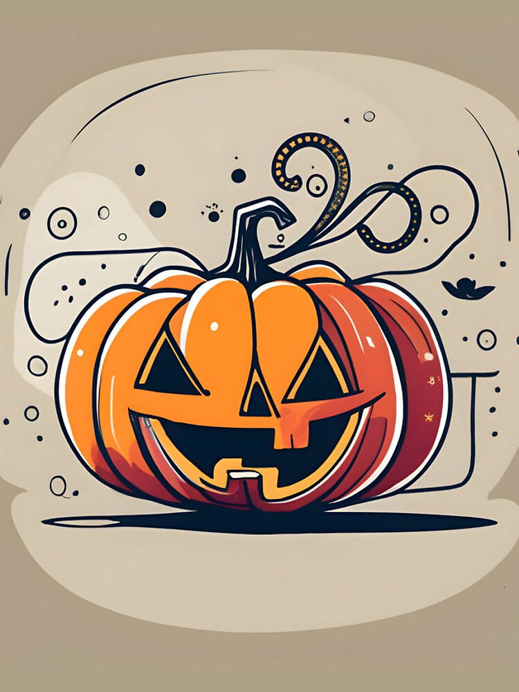 Thumbnail 4 of 4, iPhone Case, Orange Pumpkin Halloween designed and sold by Patricks-Art.