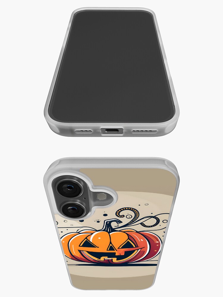 Thumbnail 3 of 5, iPhone Case, Orange Pumpkin Halloween designed and sold by Patricks-Art.