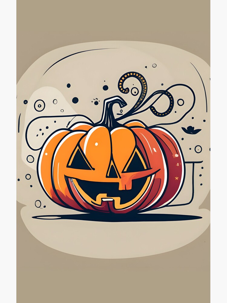 Thumbnail 4 of 4, Samsung Galaxy Phone Case, Orange Pumpkin Halloween designed and sold by Patricks-Art.