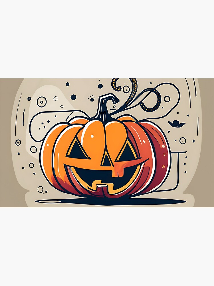 Thumbnail 6 of 6, Coffee Mug, Orange Pumpkin Halloween designed and sold by Patricks-Art.