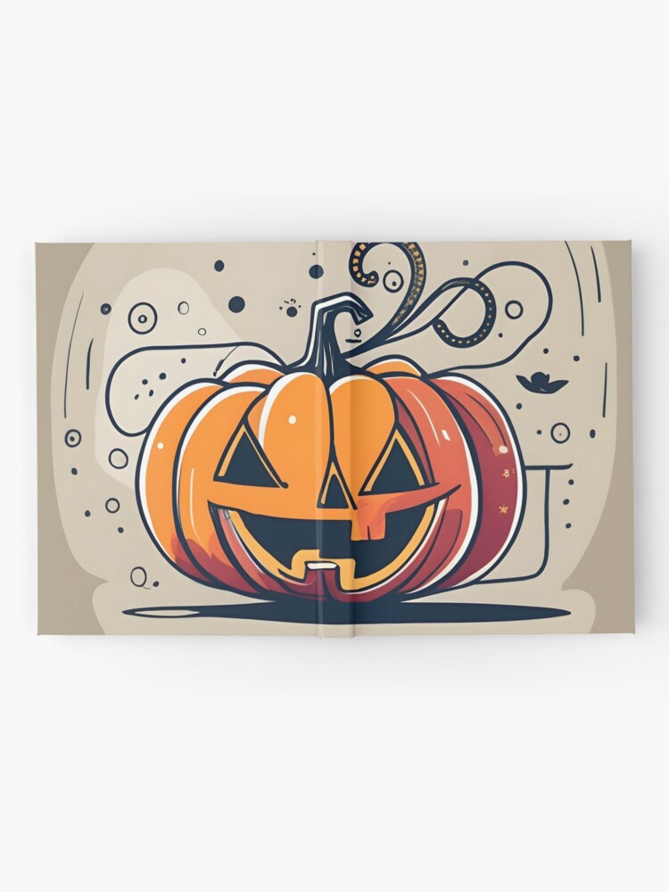 Thumbnail 2 of 3, Journal, Orange Pumpkin Halloween designed and sold by Patricks-Art.